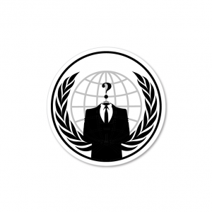 Anonymus sticker adesivo