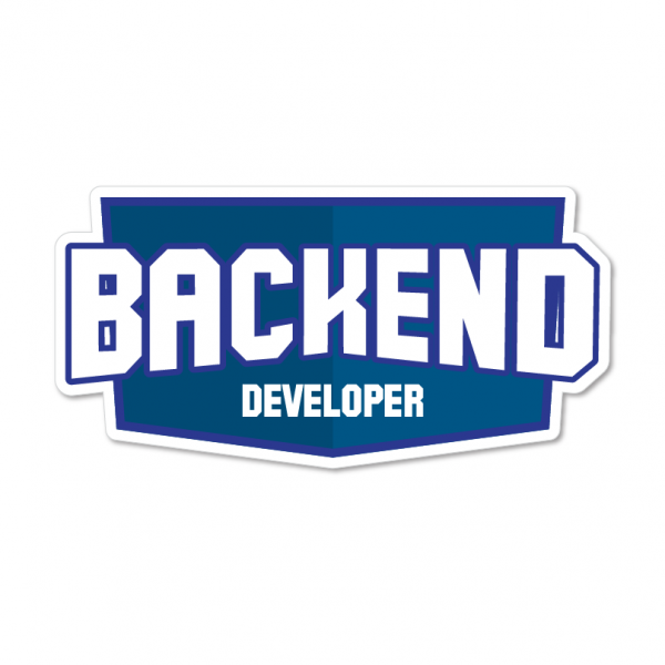 Back End sticker adesivo