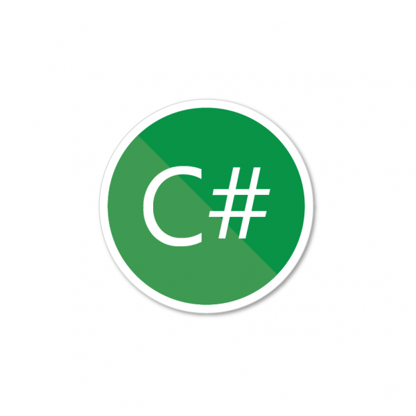 C# novo sticker adesivo