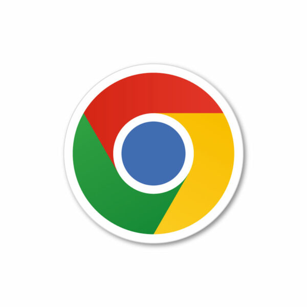Chrome Sticker