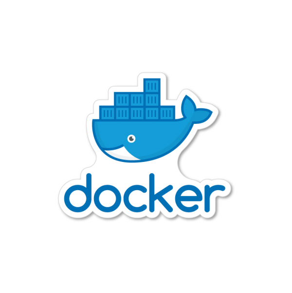Docker novo sticker adesivo