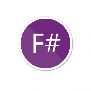 F# sticker adesivo