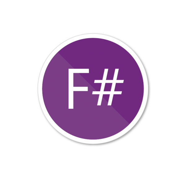 F# sticker adesivo