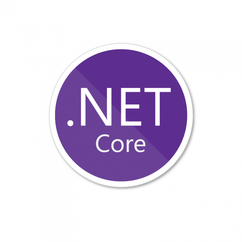 .NET Core sticker adesivo - Stickers para Notebook de Programadores ...
