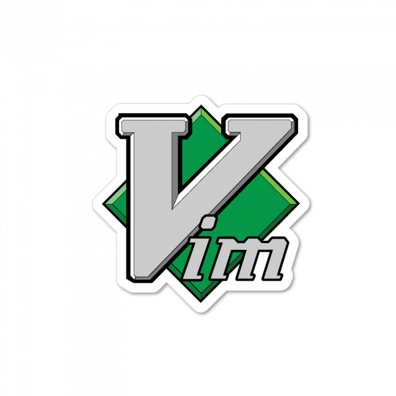 Vim adesivo sticker Stickers Devs