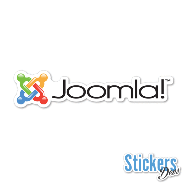 Joomla Sticker Adesivo Horizontal