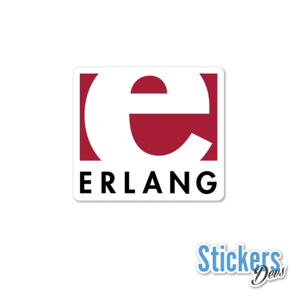 Erlang Sticker Adesivo