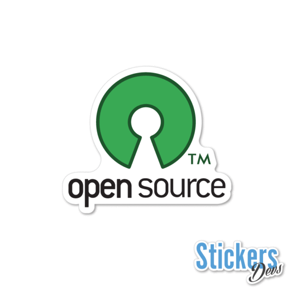 Open Source Sticker Adesivo