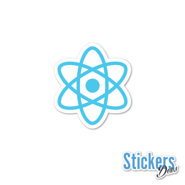 React Logo Sticker Adesivo