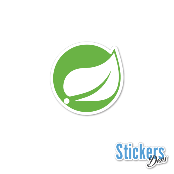 Spring Logo Sticker Adesivo