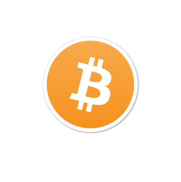 Bitcoin  Sticker Adesivo