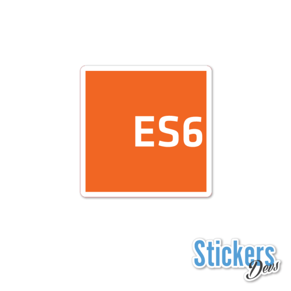 ECMAScript 6  Sticker Adesivo