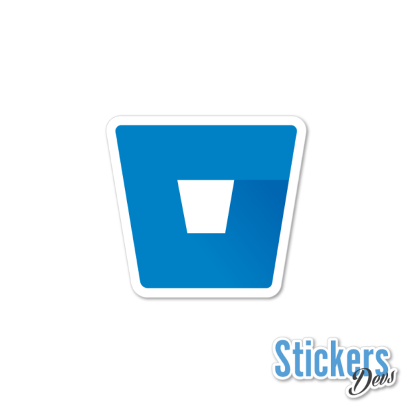 Bitbucket (novo) Sticker Adesivo
