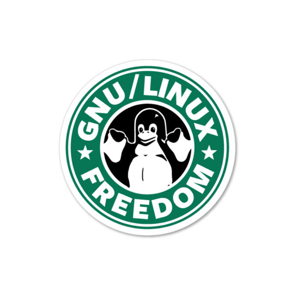 GNU Linux Freedom Sticker Adesivo