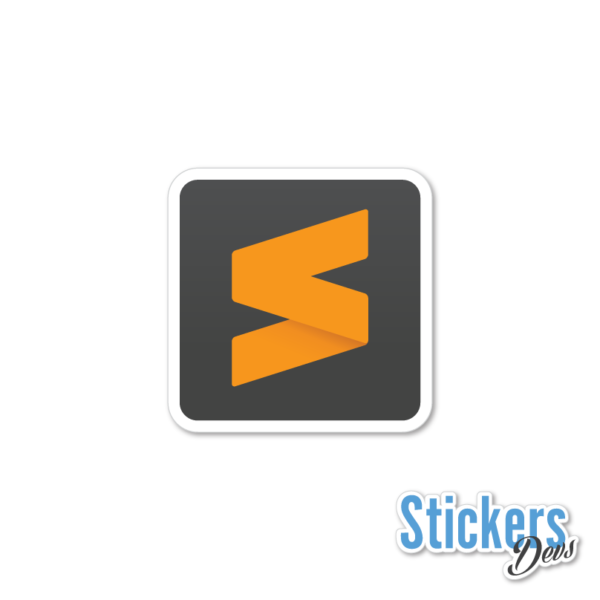 Sublime Text (novo) Sticker Adesivo