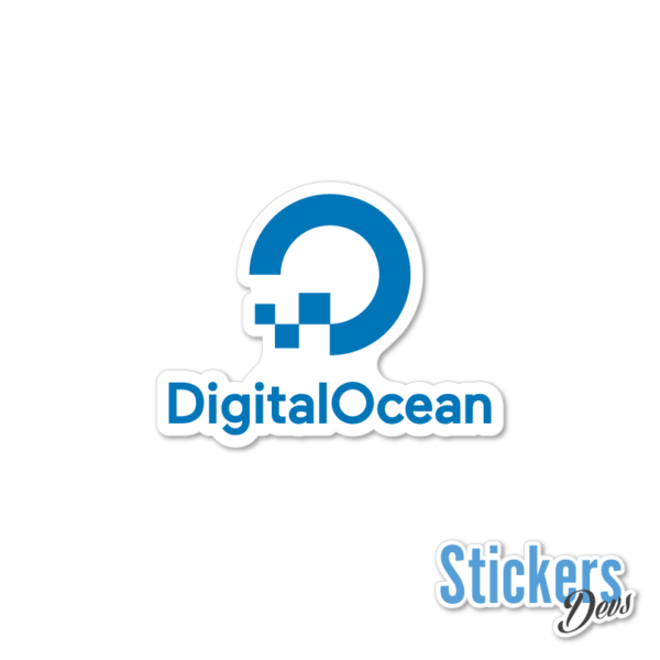 Digital Ocean Sticker Adesivo
