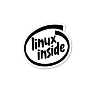 Linux Inside Sticker Adesivo