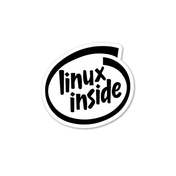 Linux Inside Sticker Adesivo