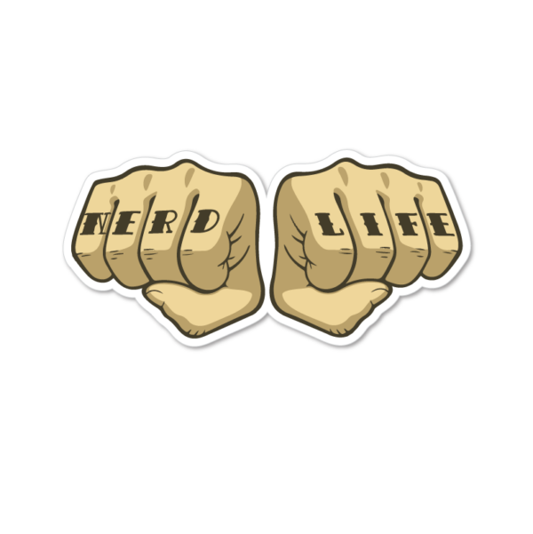 Nerd Life Sticker Adesivo