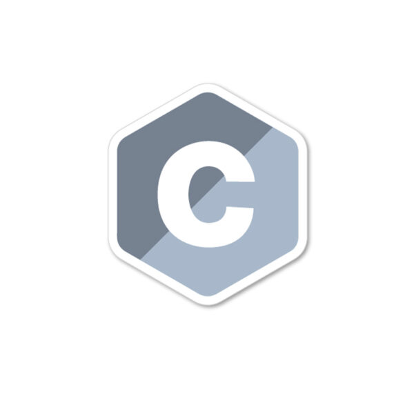 C sticker adesivo