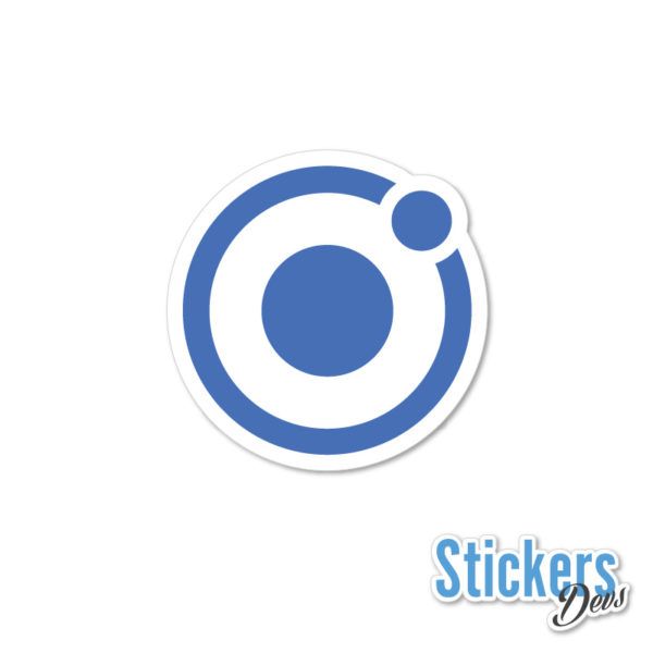Ionic sticker adesivo novo