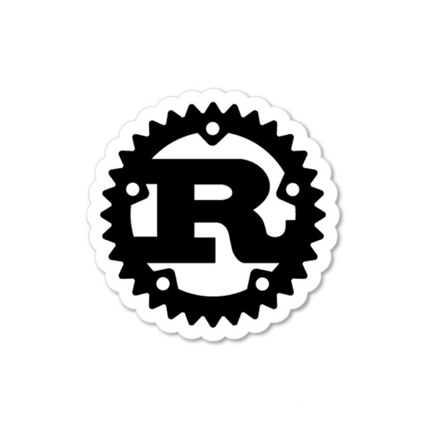 Rust sticker adesivo