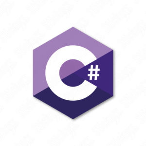 C# Hexa sticker adesivo