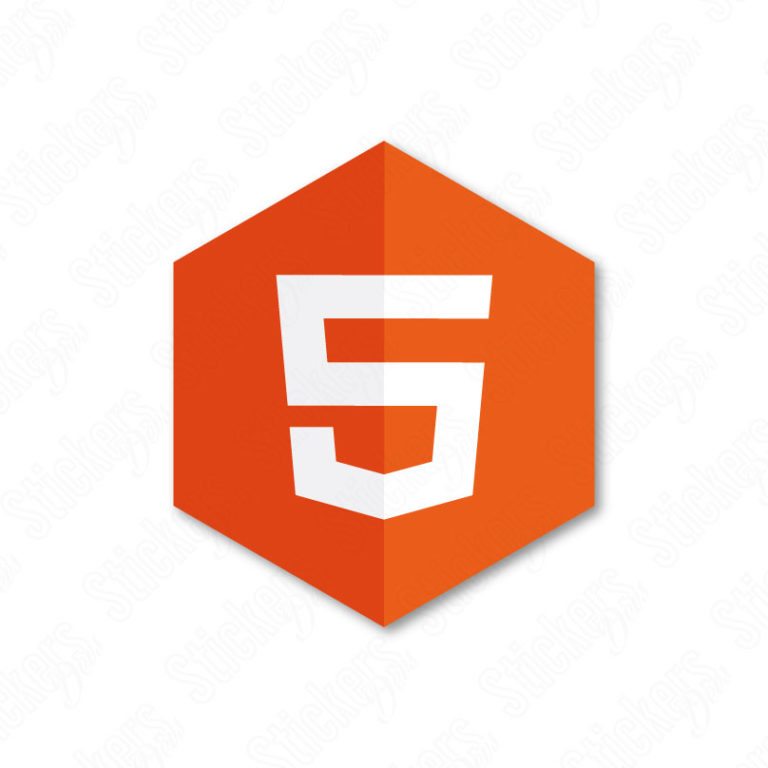 Html Styled Stickers HTML Hexa sticker adesivo - Stickers para Notebook de Programadores ...