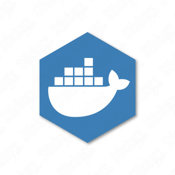 Docker Hexa sticker adesivo