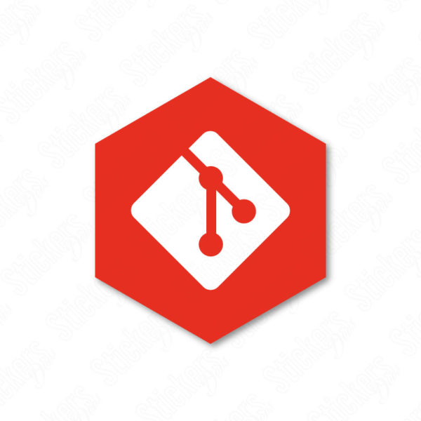 Git Hexa sticker adesivo