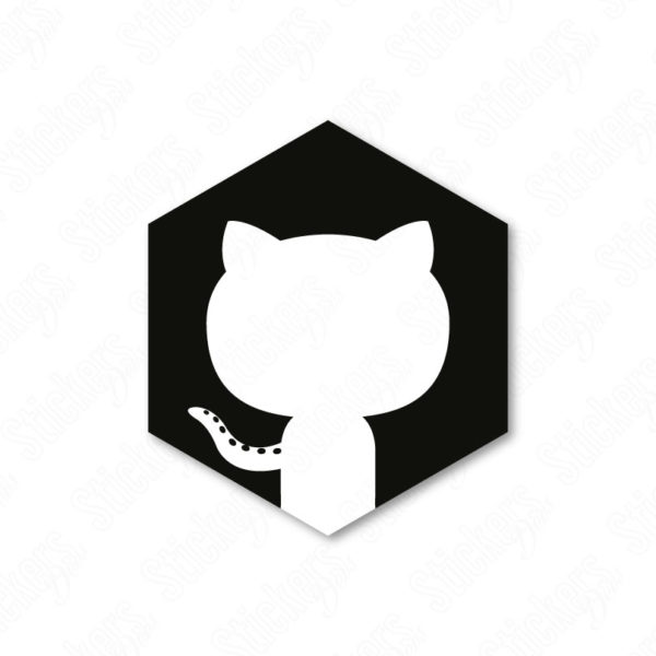 Github Octocat Hexa sticker adesivo