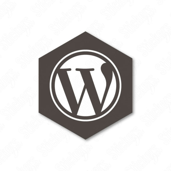 Wordpress Hexa sticker adesivo