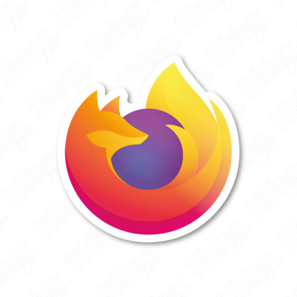 Firefox Novo sticker adesivo