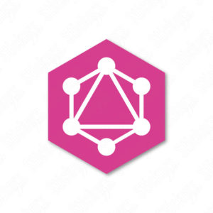 GraphQL Hexa sticker adesivo