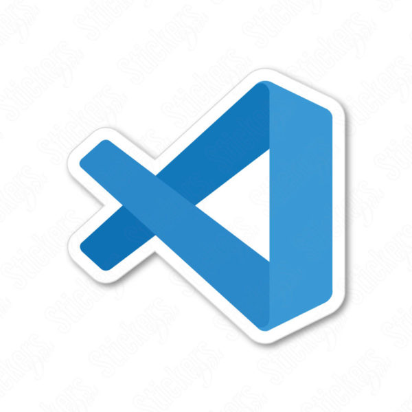 Visual Studio Code Novo sticker adesivo