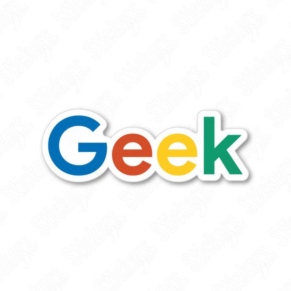 Geek (Google) sticker adesivo