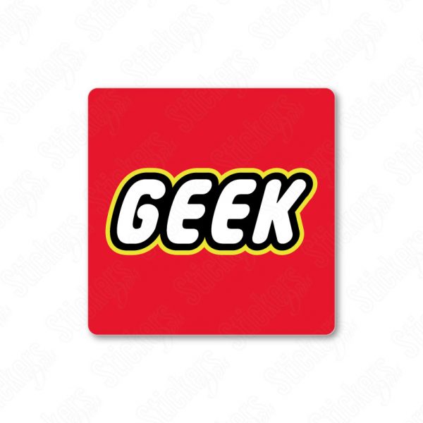 Geek (Lego) sticker adesivo