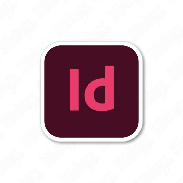 Adobe Indesign sticker adesivo
