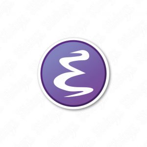 Emacs Logo sticker adesivo