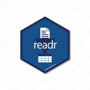 ReadR RStudio hex sticker adesivo