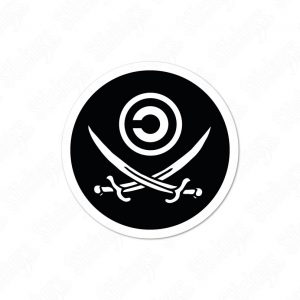 Copy Left sticker adesivo