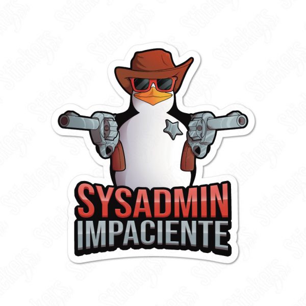 SysAdmin Impaciente sticker adesivo