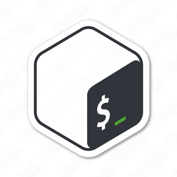 Bash sticker adesivo