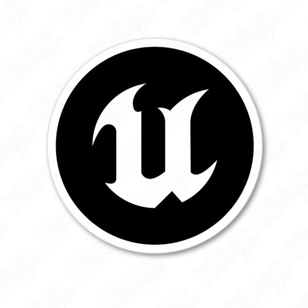 Unreal Engine sticker adesivo