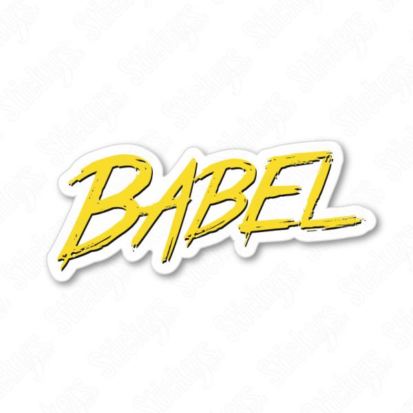 Babel sticker adesivo