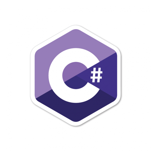 C# adesivo sticker