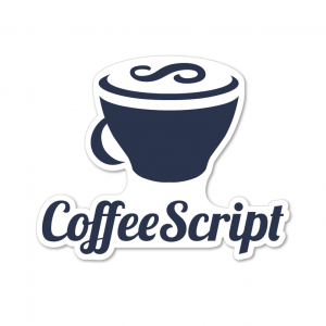 CoffeeScript Vertical adesivo sticker