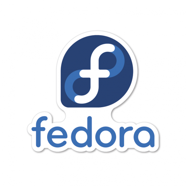 Fedora adesivo sticker