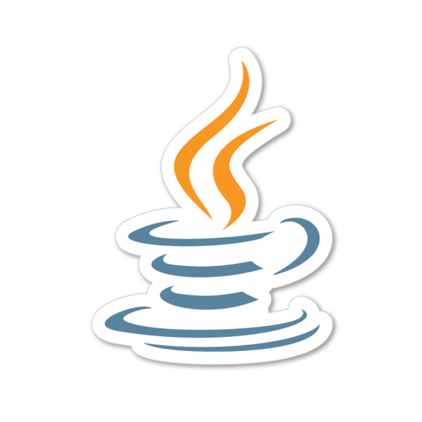 Java adesivo sticker