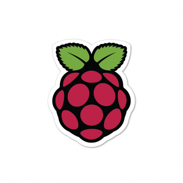 Raspberry Pi adesivo sticker